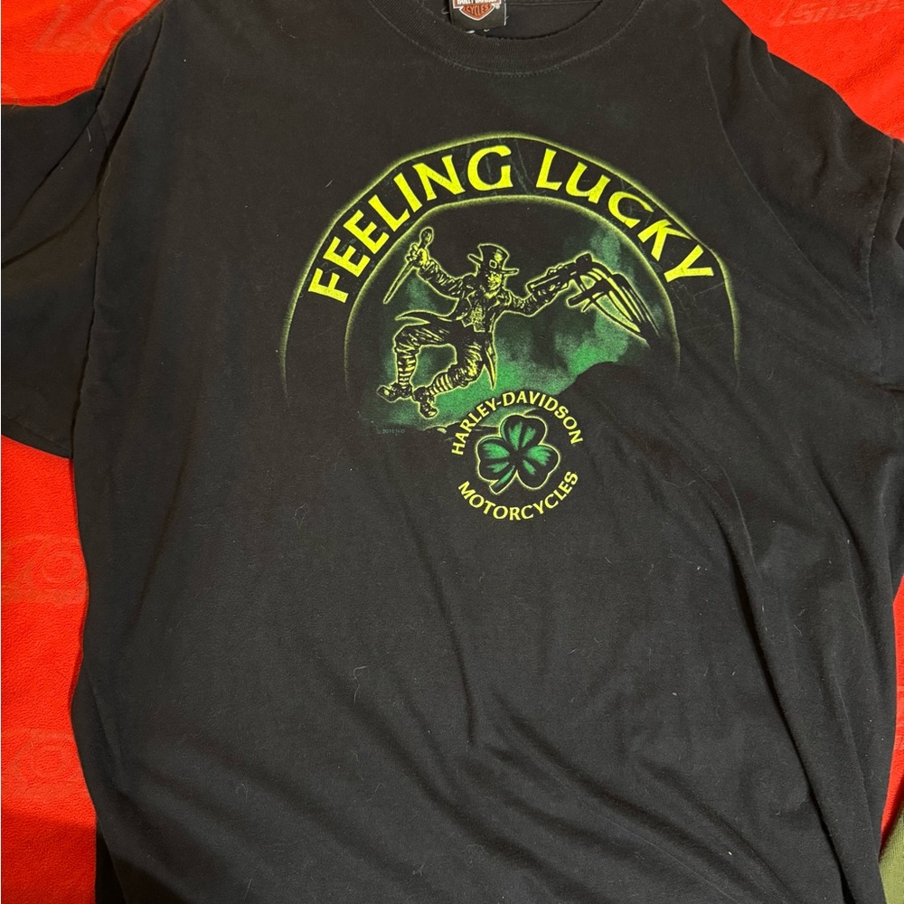 Harley-Davidson Black Graphic T-Shirt for Men